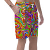 Colorful Abstract Men's Shorts-grizzshop