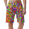 Colorful Abstract Men's Shorts-grizzshop