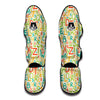 Colorful Alphabet Print Pattern Muay Thai Shin Guards-grizzshop