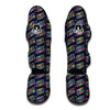 Colorful Boombox Print Pattern Muay Thai Shin Guards-grizzshop