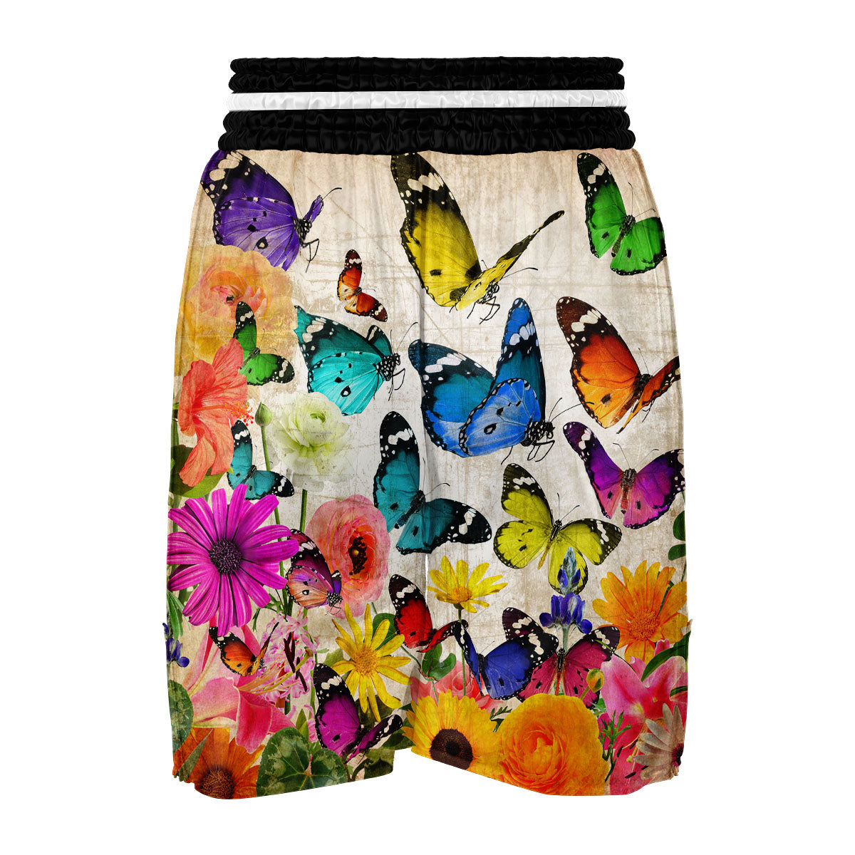 Colorful Butterfly Garden Boxing Shorts-grizzshop