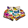 Colorful Butterfly Garden Muay Thai Boxing Shorts-grizzshop