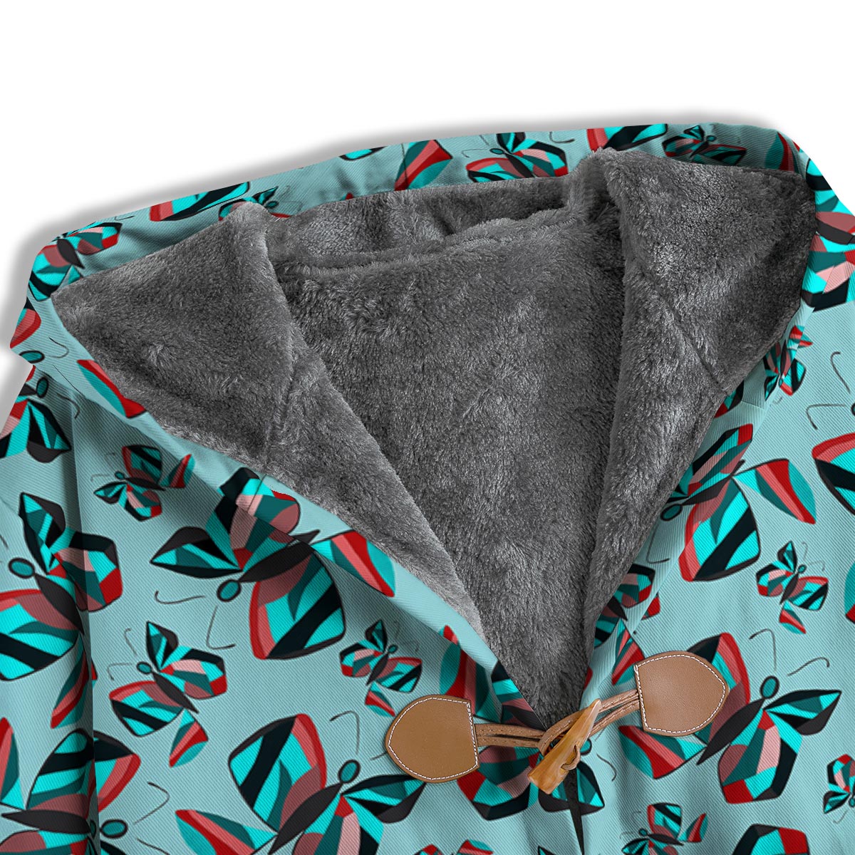 Colorful Butterfly Retro Print Pattern Men's Windbreaker Jacket-grizzshop