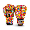 Colorful Candy Pattern Print Boxing Gloves-grizzshop