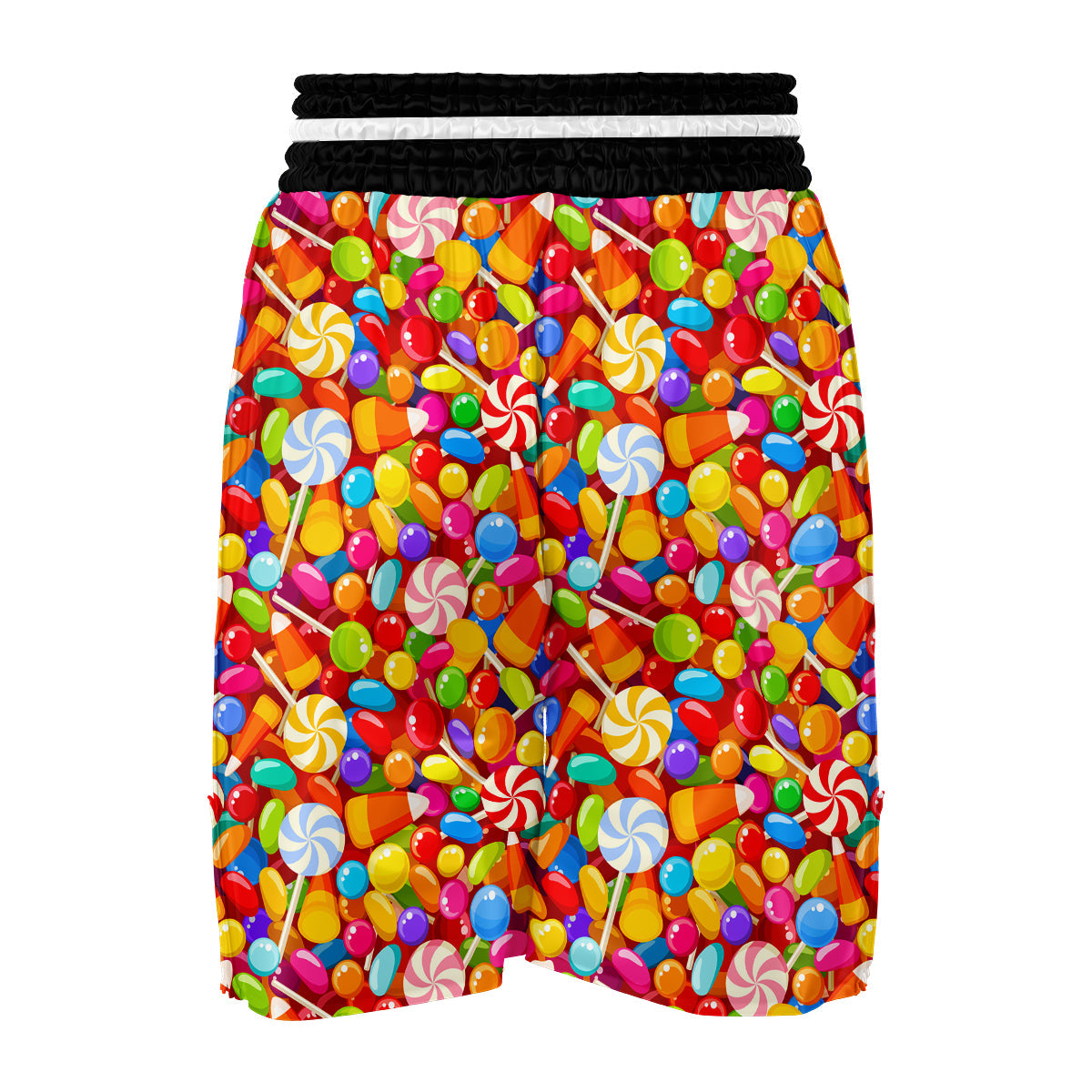 Colorful Candy Pattern Print Boxing Shorts-grizzshop