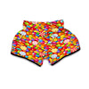 Colorful Candy Pattern Print Muay Thai Boxing Shorts-grizzshop