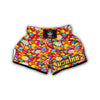 Colorful Candy Pattern Print Muay Thai Boxing Shorts-grizzshop