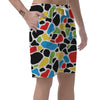 Colorful Cow Print Men's Shorts-grizzshop