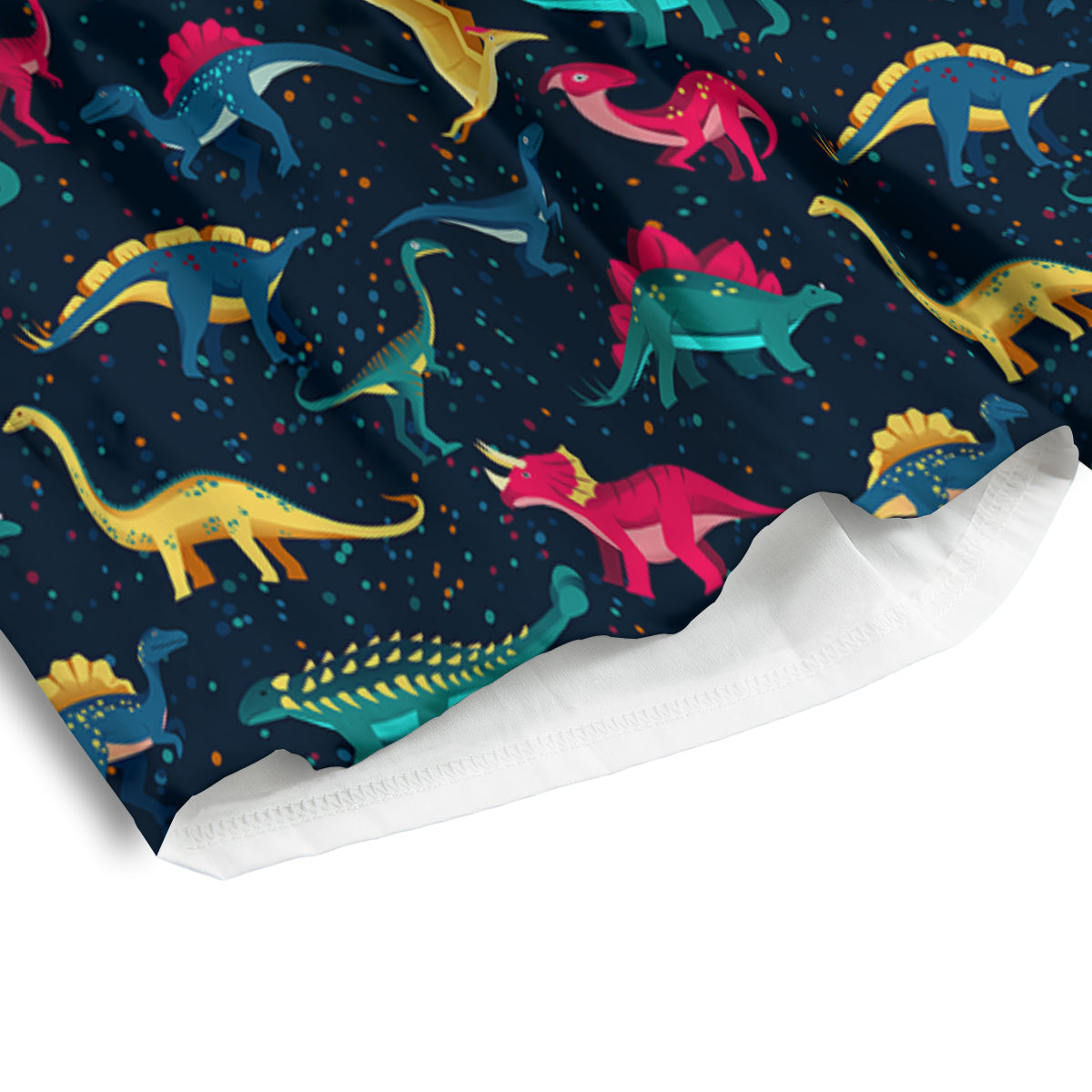 Colorful Cute Dinosaurs Print Pattern Men's Athletic Shorts