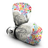 Colorful Elephant Hand drawn Print Boxing Gloves-grizzshop