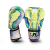 Colorful Hand Drawn Elephant Mandala Print Boxing Gloves-grizzshop