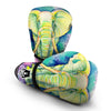 Colorful Hand Drawn Elephant Mandala Print Boxing Gloves-grizzshop