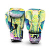 Colorful Hand Drawn Elephant Mandala Print Boxing Gloves-grizzshop