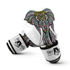 Colorful Hand Drawn Mandala Elephant Print Boxing Gloves-grizzshop