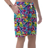 Colorful Hippie Men's Shorts-grizzshop