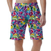 Colorful Hippie Men's Shorts-grizzshop