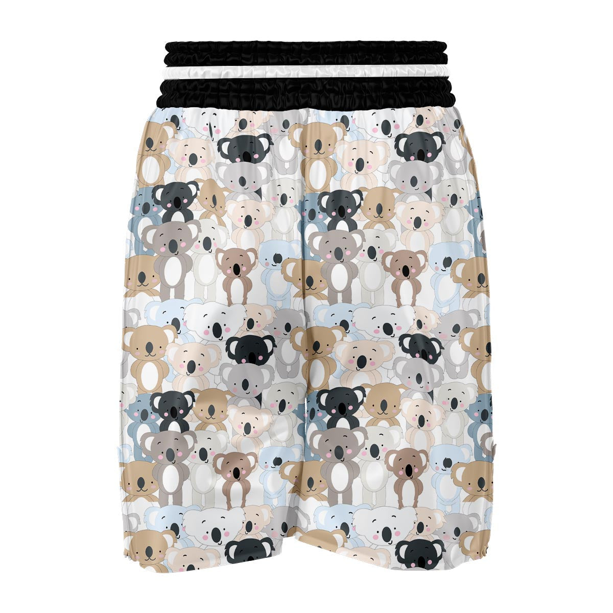Colorful Koala Pattern Print Boxing Shorts-grizzshop