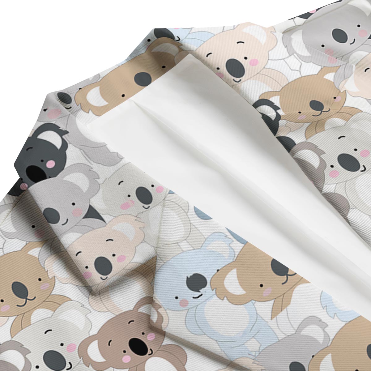 Colorful Koala Pattern Print Men's Blazer-grizzshop