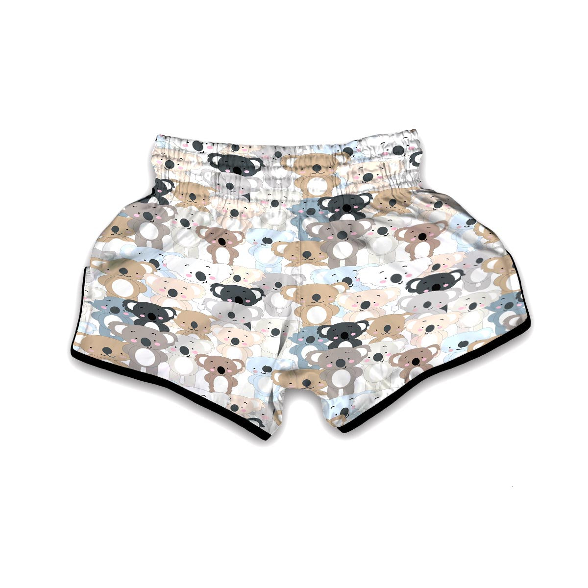 Colorful Koala Pattern Print Muay Thai Boxing Shorts-grizzshop