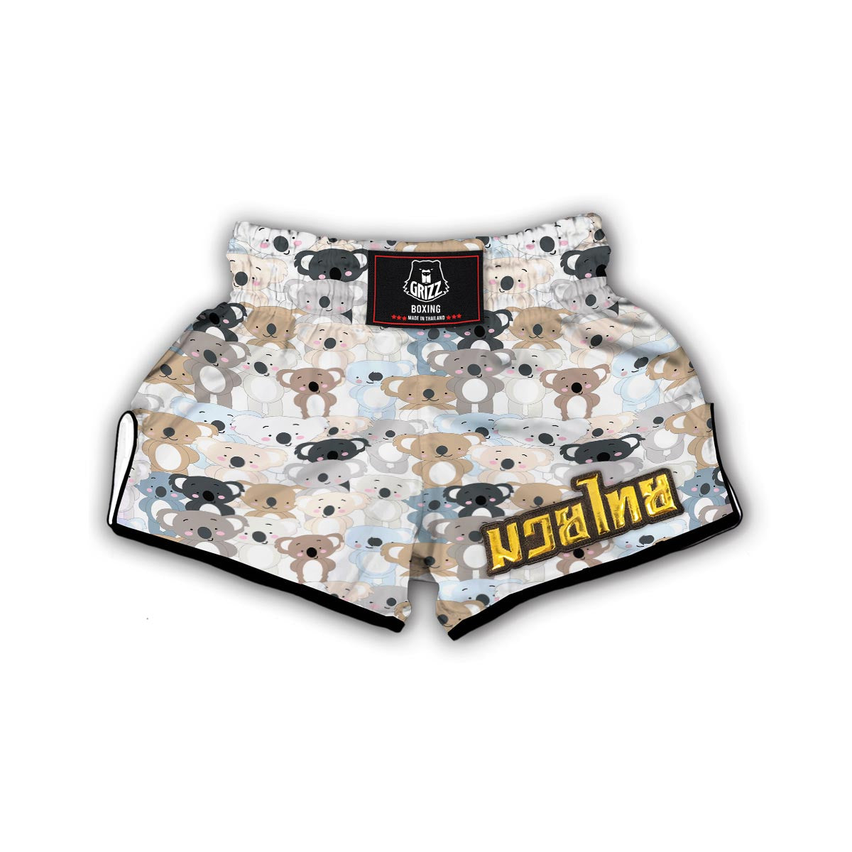 Colorful Koala Pattern Print Muay Thai Boxing Shorts-grizzshop