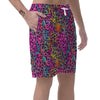 Colorful Leopard Men's Shorts-grizzshop