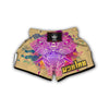 Colorful Mandala Hand Drawn Elephant Print Muay Thai Boxing Shorts-grizzshop