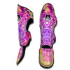 Colorful Mandala Hand Drawn Elephant Print Muay Thai Shin Guards-grizzshop