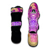 Colorful Mandala Hand Drawn Elephant Print Muay Thai Shin Guards-grizzshop