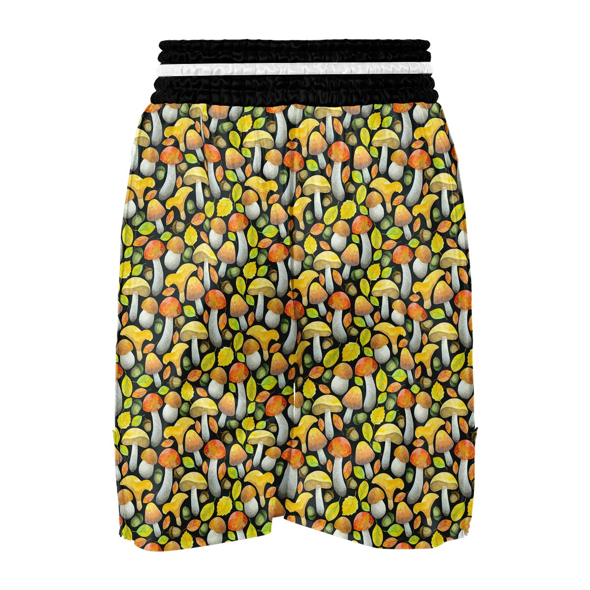 Colorful Mushroom Pattern Print Boxing Shorts-grizzshop