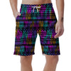 Colorful Native Aztec Geometric Men's Shorts-grizzshop