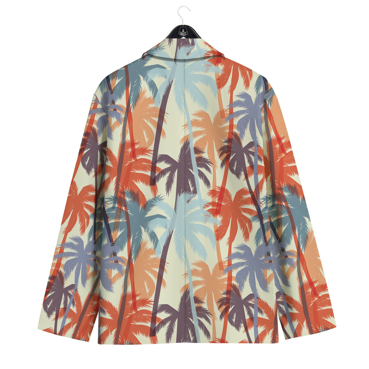 Colorful Palm Trees Print Pattern Men's Sport Coat-grizzshop