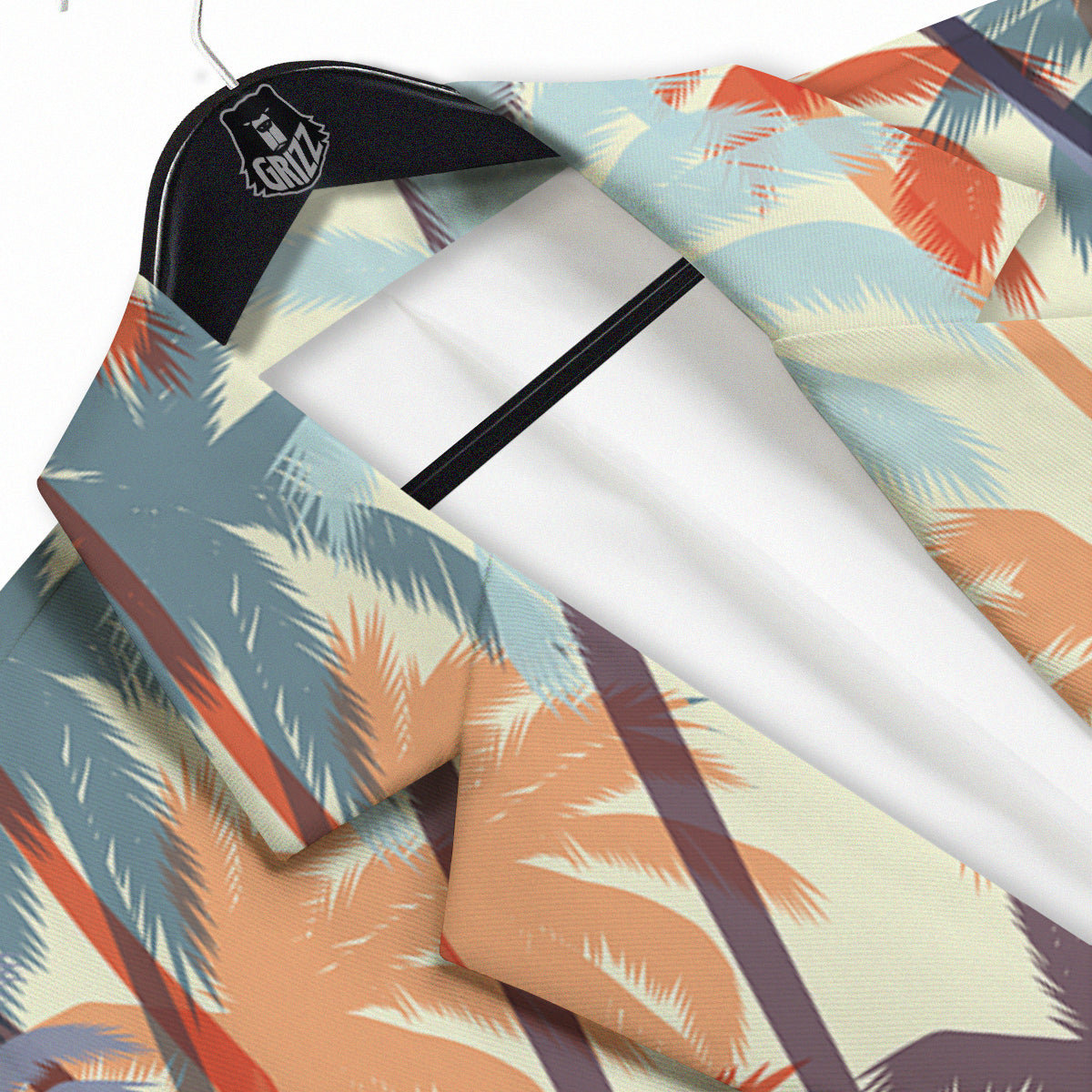 Colorful Palm Trees Print Pattern Men's Sport Coat-grizzshop