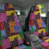 Colorful Patchwork Bandanna Print Pattern Car Seat Covers-grizzshop