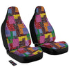 Colorful Patchwork Bandanna Print Pattern Car Seat Covers-grizzshop