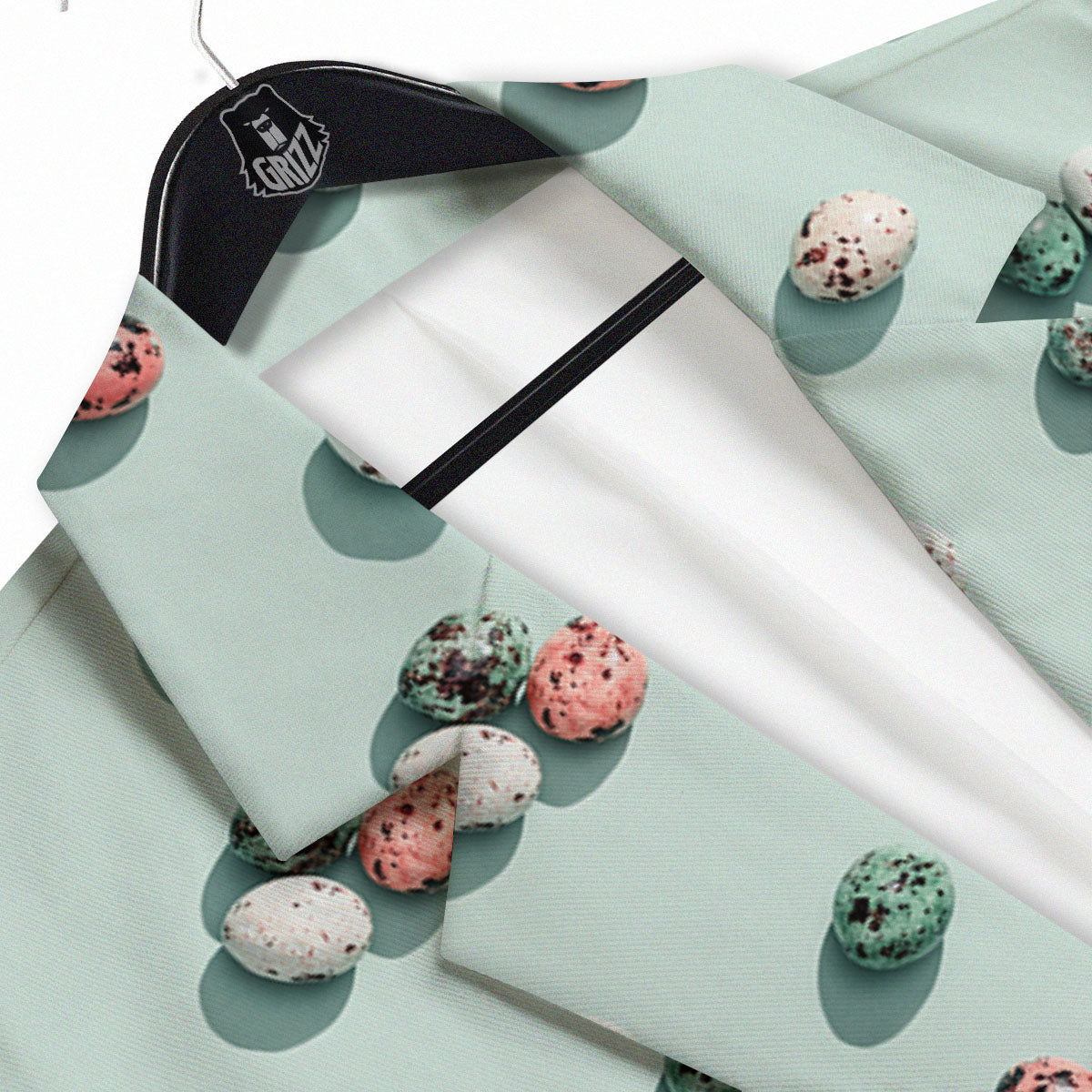 Colorful Pile Of Easter Eggs Print Pattern Men's Sport Coat-grizzshop
