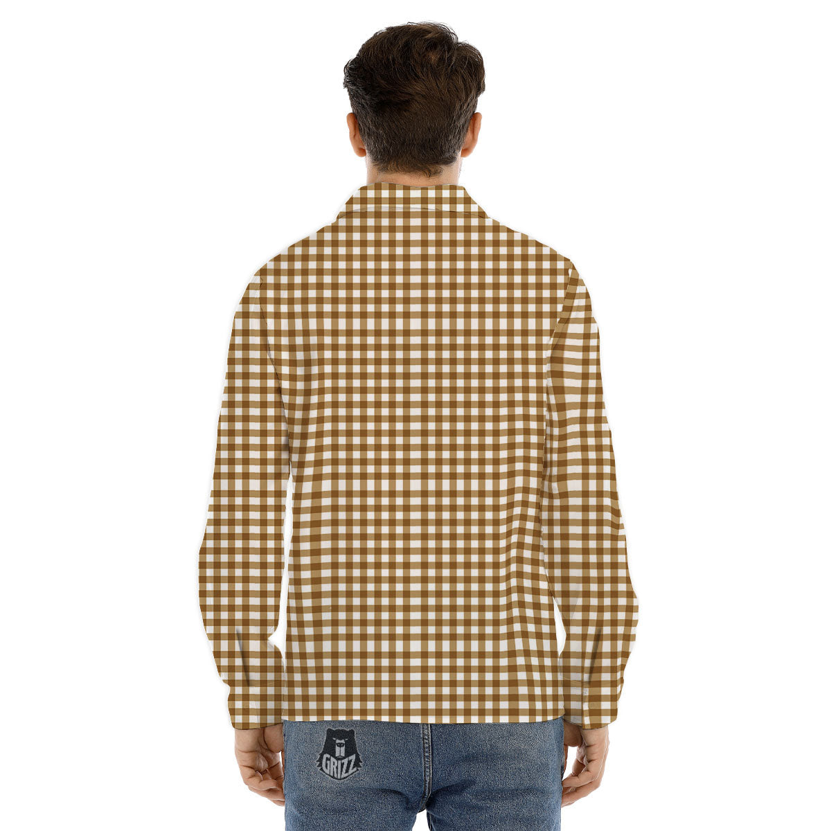 Colorful Pizza And Stiped Pastel Print Pattern Men's Dress Shirts-grizzshop