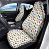 Colorful Polka Dot Hand Drawn Print Pattern Car Seat Covers-grizzshop