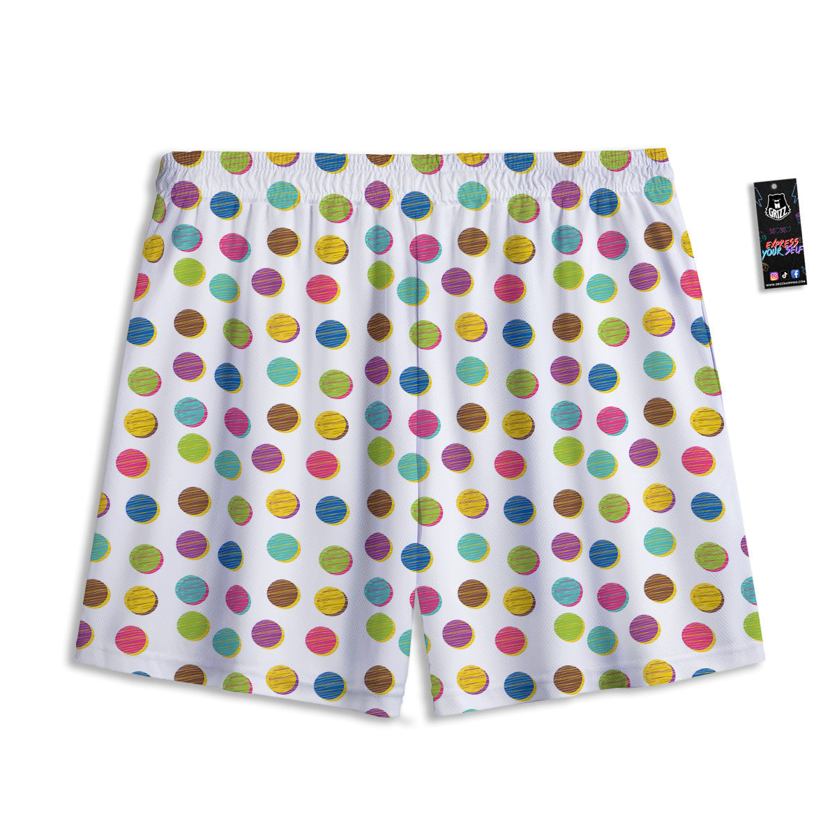 Galaxy Deep Space Dark Universe Print Mesh Shorts