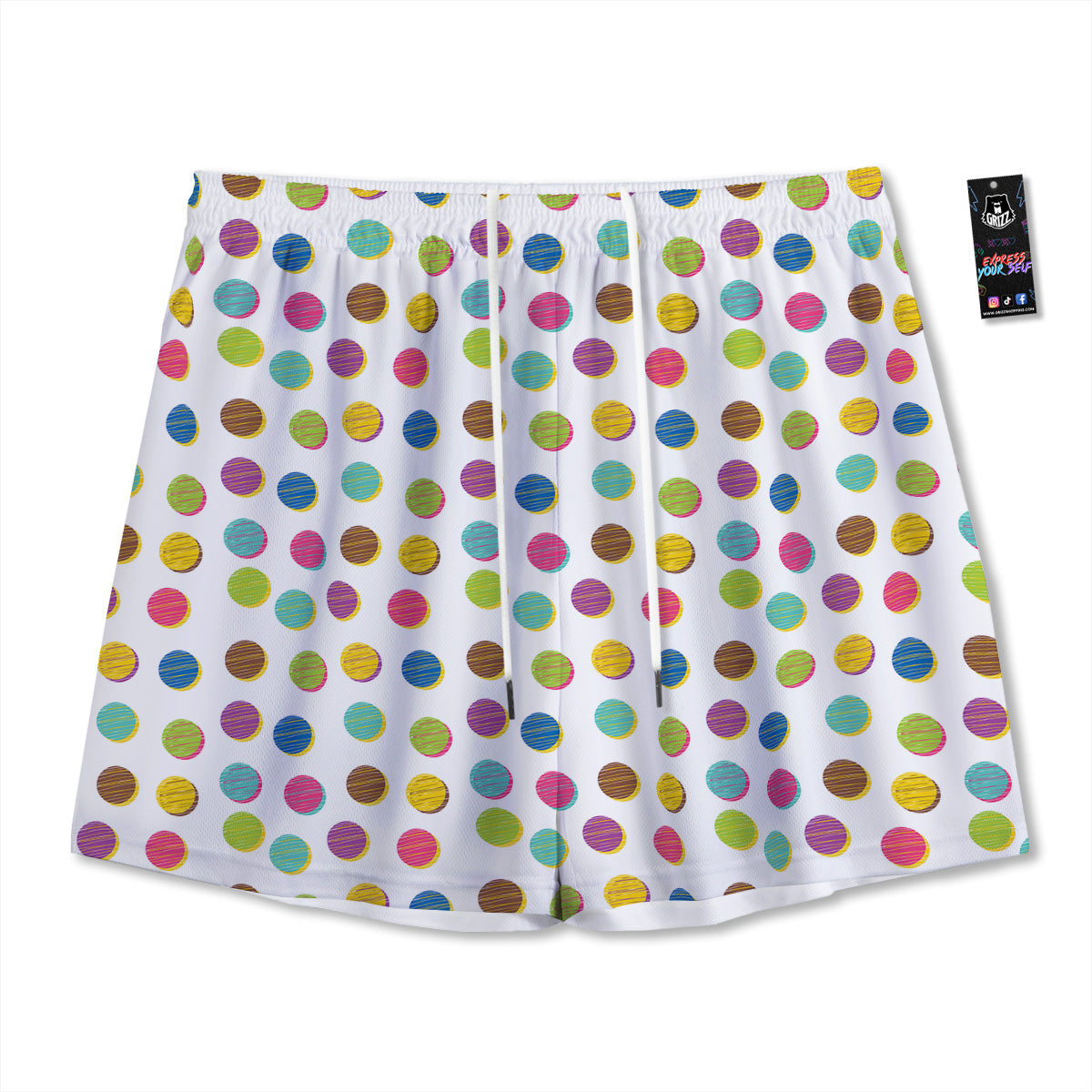 Galaxy Deep Space Dark Universe Print Mesh Shorts