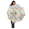 Colorful Polka Dot Hand Drawn Print Pattern Umbrella-grizzshop