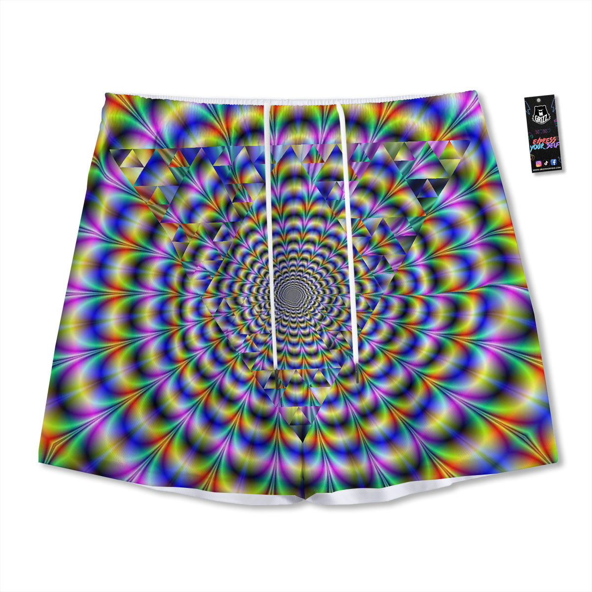 Galaxy Outer Space Dark Purple Print Mesh Shorts