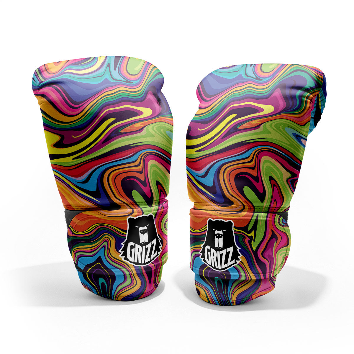 Colorful Psychedelic Print Pro Boxing Glove
