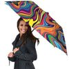 Colorful Psychedelic Print Umbrella-grizzshop