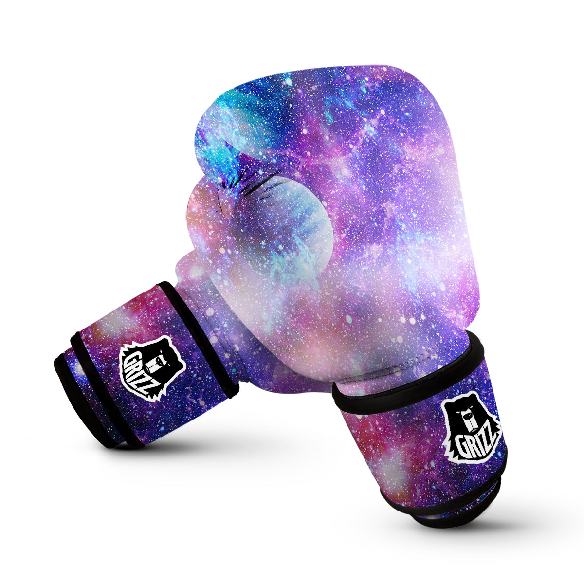 Colorful Star Galxay Space Print Boxing Gloves-grizzshop