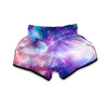 Colorful Star Galxay Space Print Muay Thai Boxing Shorts-grizzshop