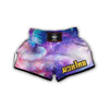 Colorful Star Galxay Space Print Muay Thai Boxing Shorts-grizzshop