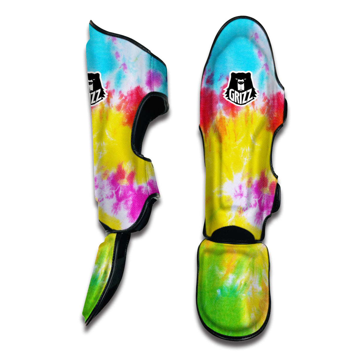 Colorful Tie Dye Muay Thai Shin Guards-grizzshop