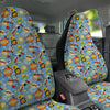 Comic Book Speech Bubbles Print Pattern Car Seat Covers-grizzshop