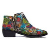 Comics Monsters Graffiti Print Pattern Ankle Boots-grizzshop