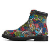 Comics Monsters Graffiti Print Pattern Boots-grizzshop